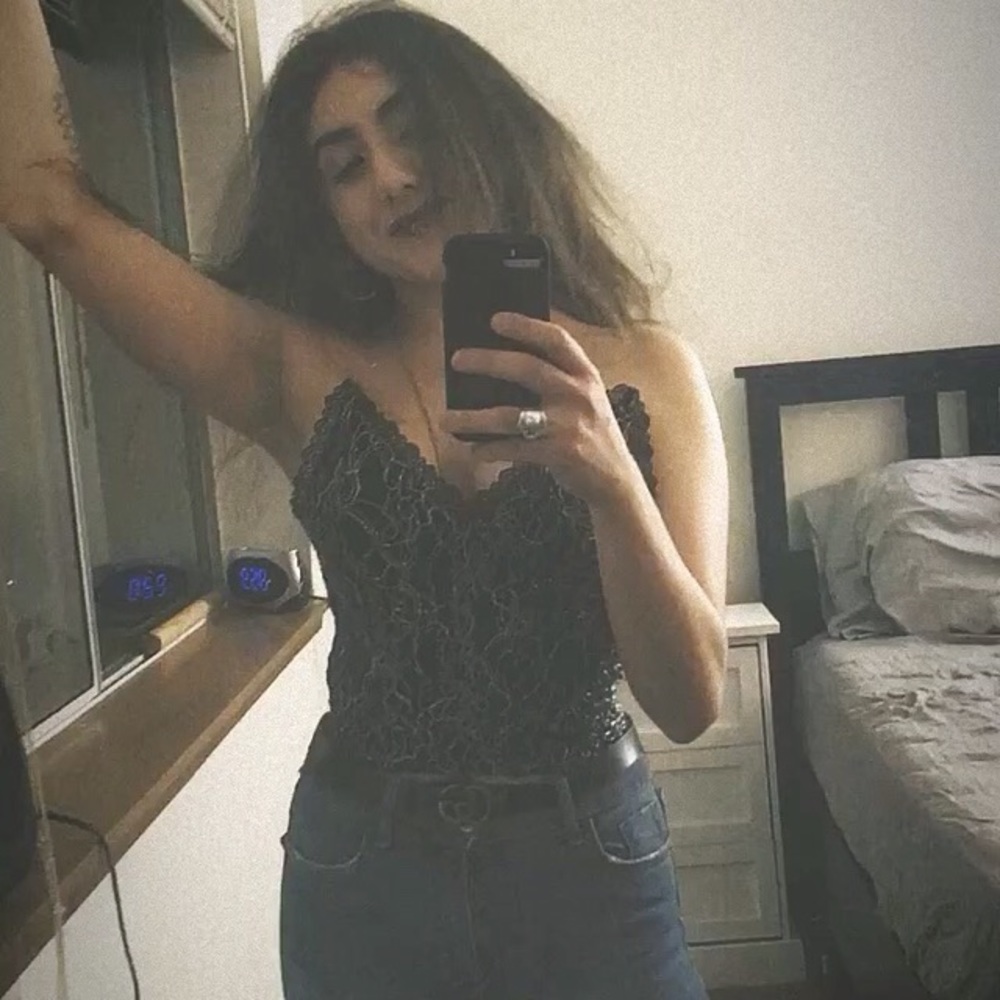 Bustier top from revolve